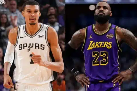 LeBron James and Victor Wembanyama Share Heartwarming Moment After Wemby's Medical Clearance - Voxa Times